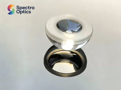 CaF2 spherical lens