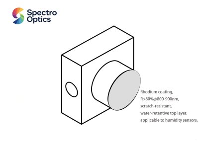 Rhodium coating on oxygen-free copper
